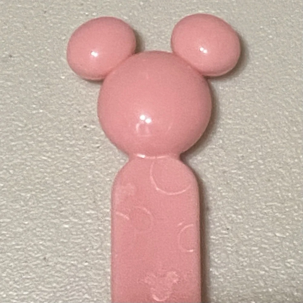 Daiso‎ Disney Mickey Mouse Pink Plastic Spoons + Forks 6 Pieces Each Pack